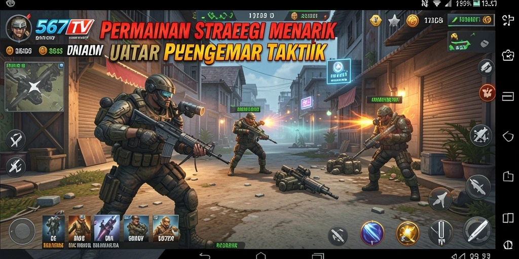 Screenshot gameplay <strong>567TV</strong> menampilkan pertempuran taktis yang mendebarkan.