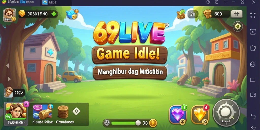 Tampilan gameplay 69LIVE yang adiktif dan menyenangkan.
