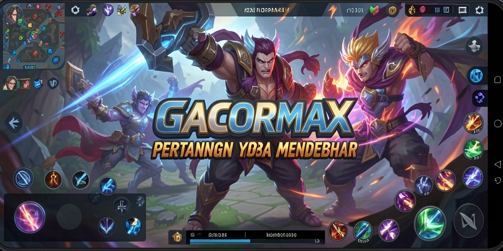 Gameplay seru GACORMAX dalam aksi MOBA