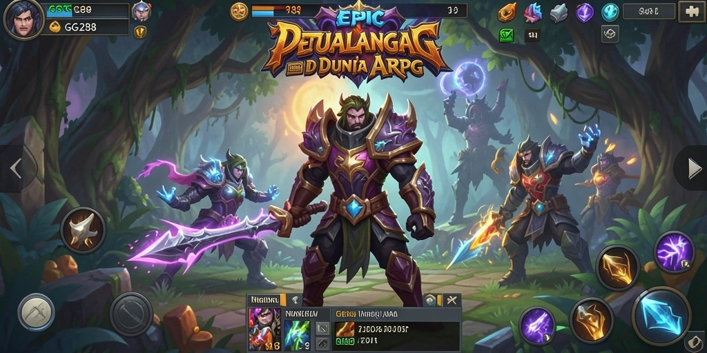 Gameplay menakjubkan dengan pertempuran ARPG yang mendebarkan.
