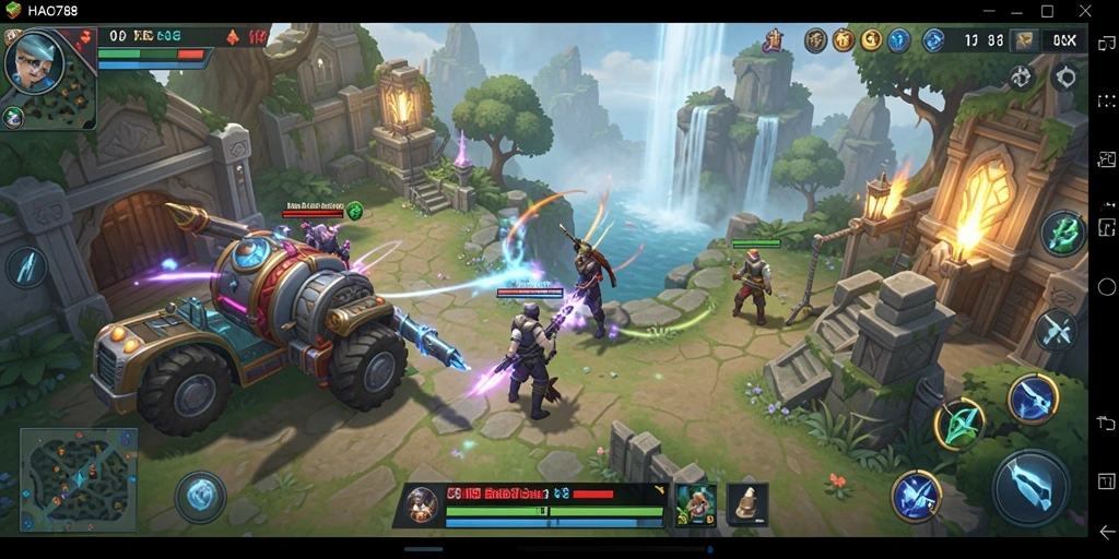 Tampilan gameplay SLG HAO788 yang menarik dan interaktif.