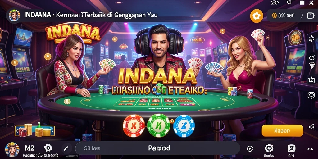 Screenshot gameplay Kasino INDAAA dengan tampilan menarik dan interaktif.