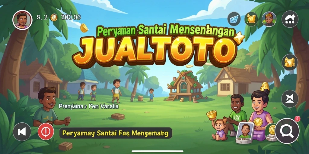 Tampilan menarik dari gameplay JUALTOTO yang santai dan seru.