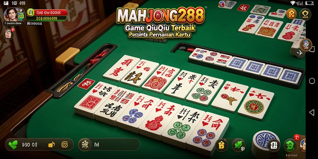 Tampilan gameplay QiuQiu yang menarik di MAHJONG288.