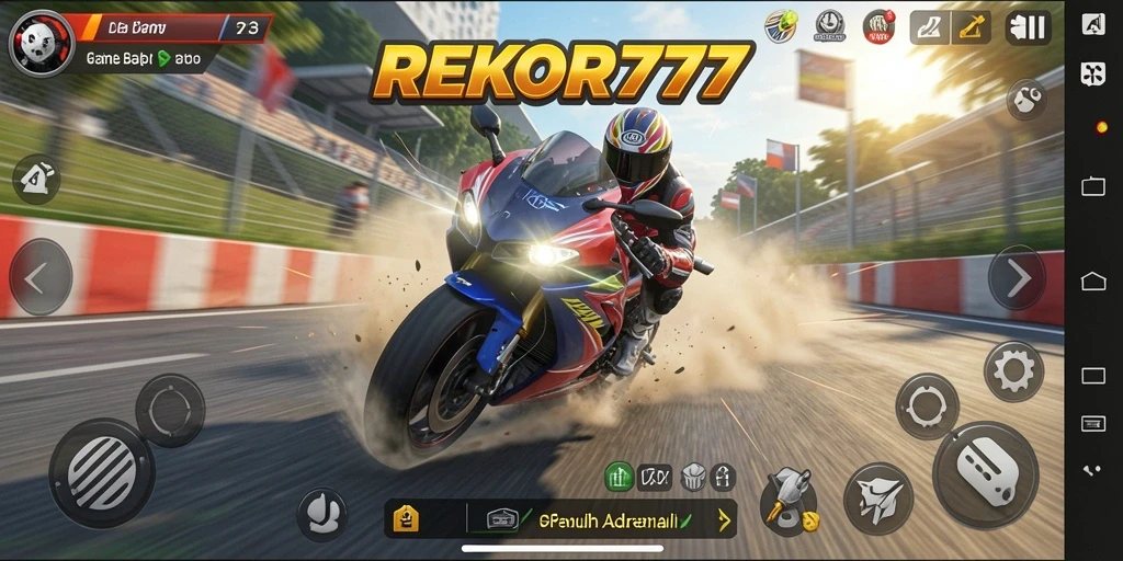 Gameplay seru balap motor di REKOR777 dengan grafik menawan.