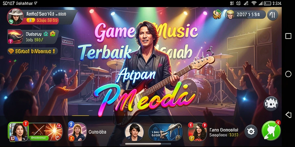 Tampilan gameplay SD107 yang menarik dan penuh warna.