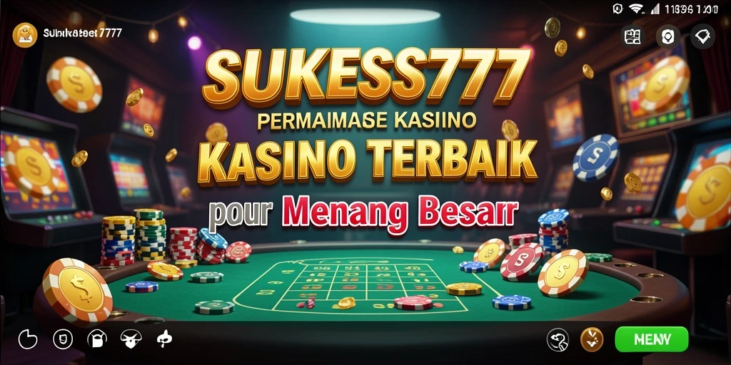Tampilan screenshot SUKSES777 menampilkan momen seru di permainan Kasino.